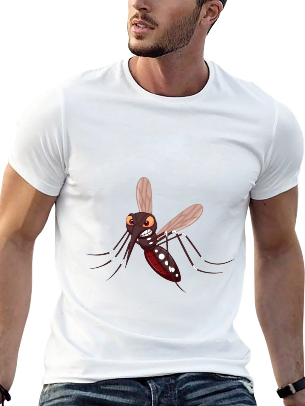 Mens Funny Mosquito Graphic Tee
