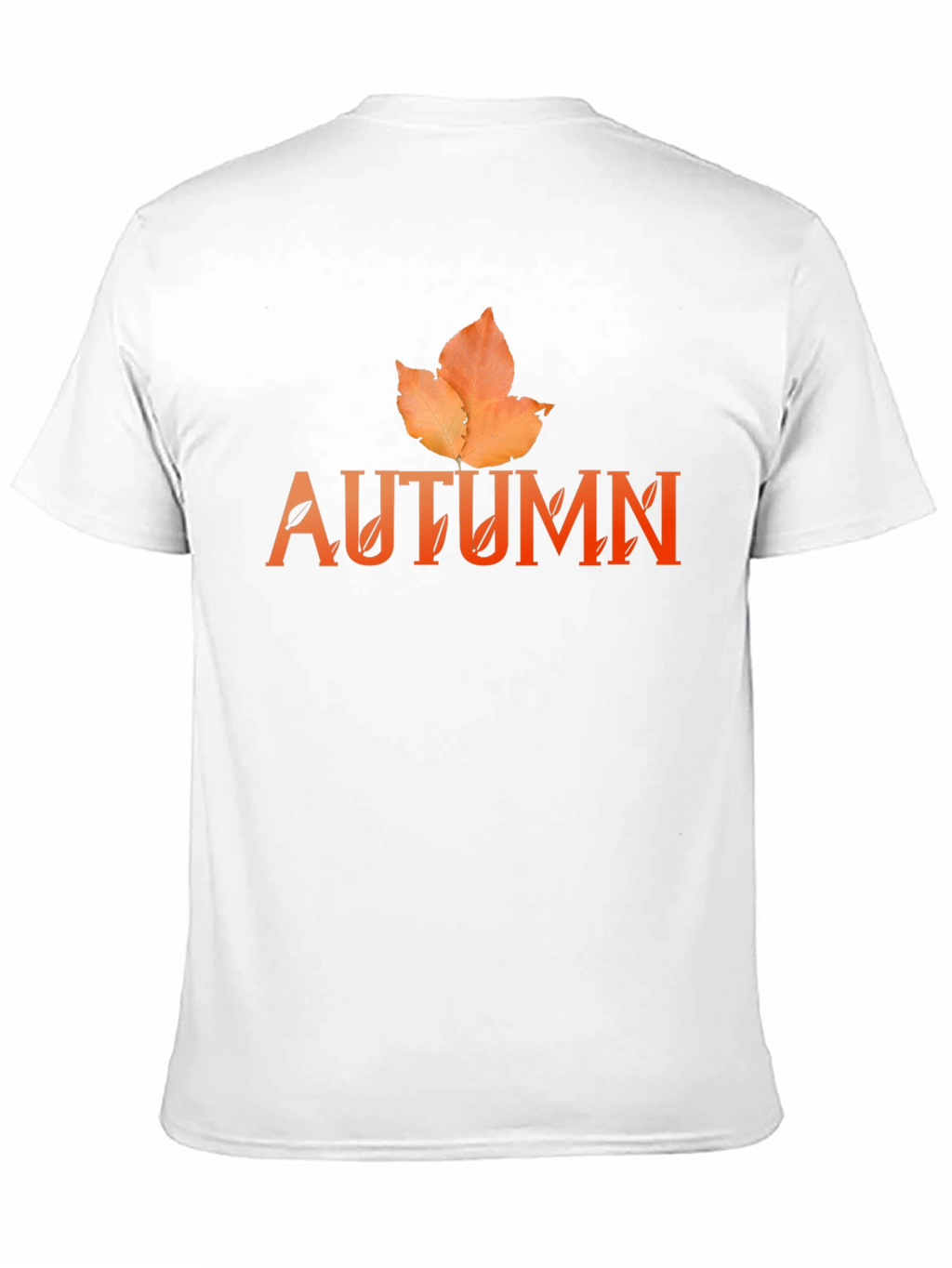 Autumn Leaf Graphic Black T-Shirt