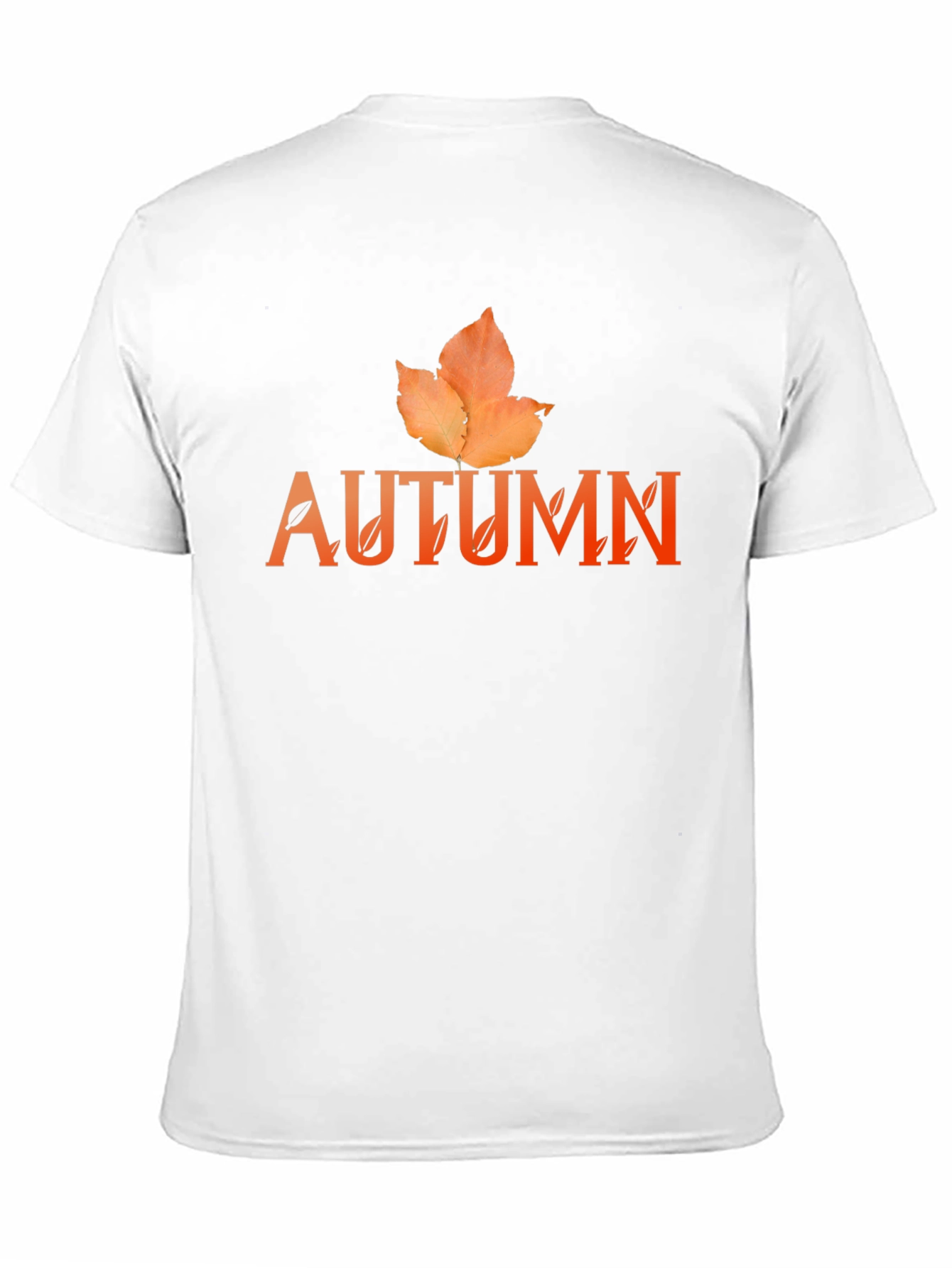 Autumn Leaf Graphic Black T-Shirt