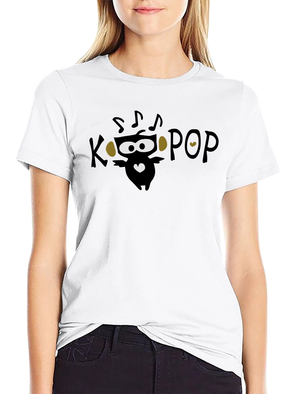 K-Pop Music Lover Black Graphic Tee