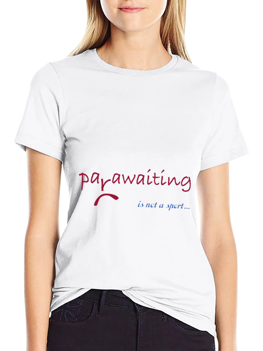 Para-awaiting T-Shirt: Funny Sarcastic Humor Tee