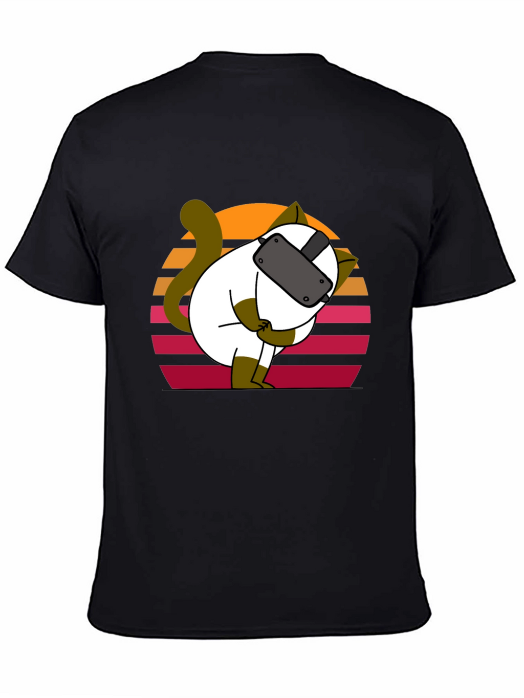 VR Cat T-Shirt - Funny Virtual Reality Kitten Tee