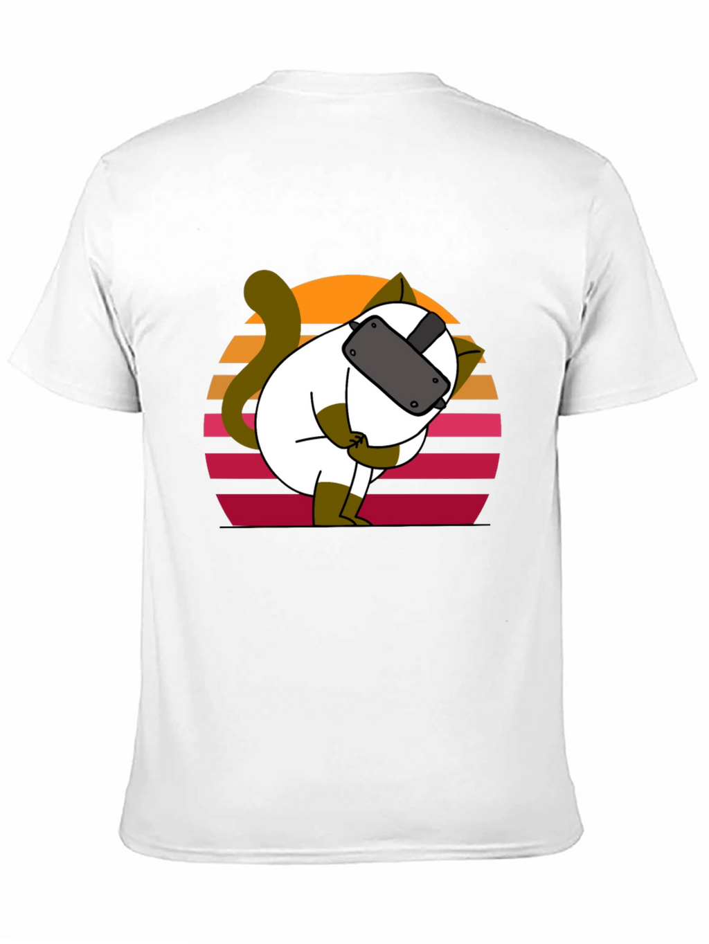 VR Cat T-Shirt - Funny Virtual Reality Kitten Tee