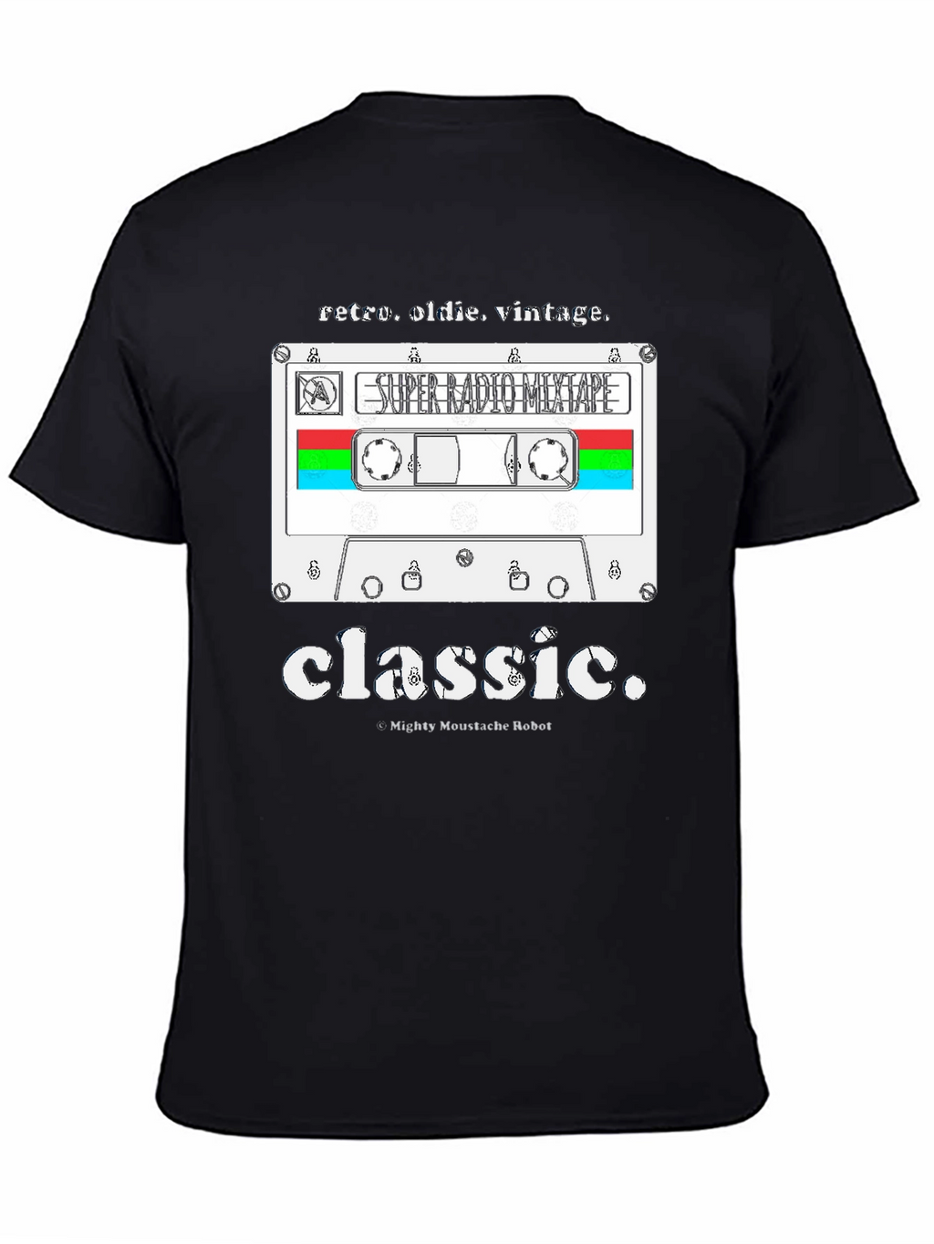 Retro Radio Mixtape T-Shirt - Classic Design