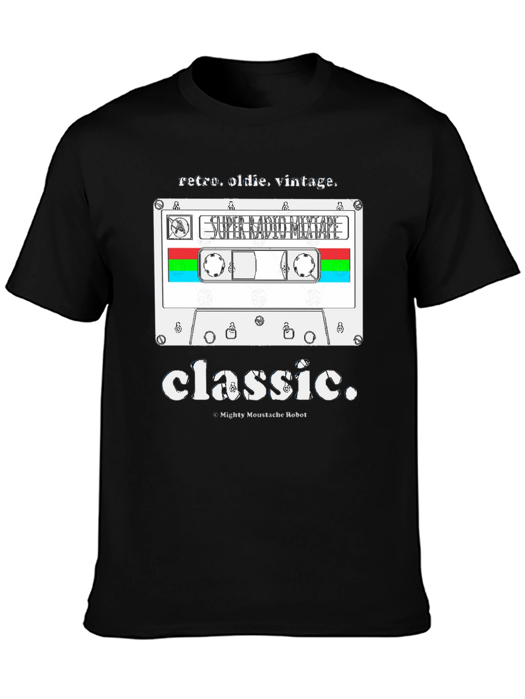 Retro Radio Mixtape T-Shirt - Classic Design