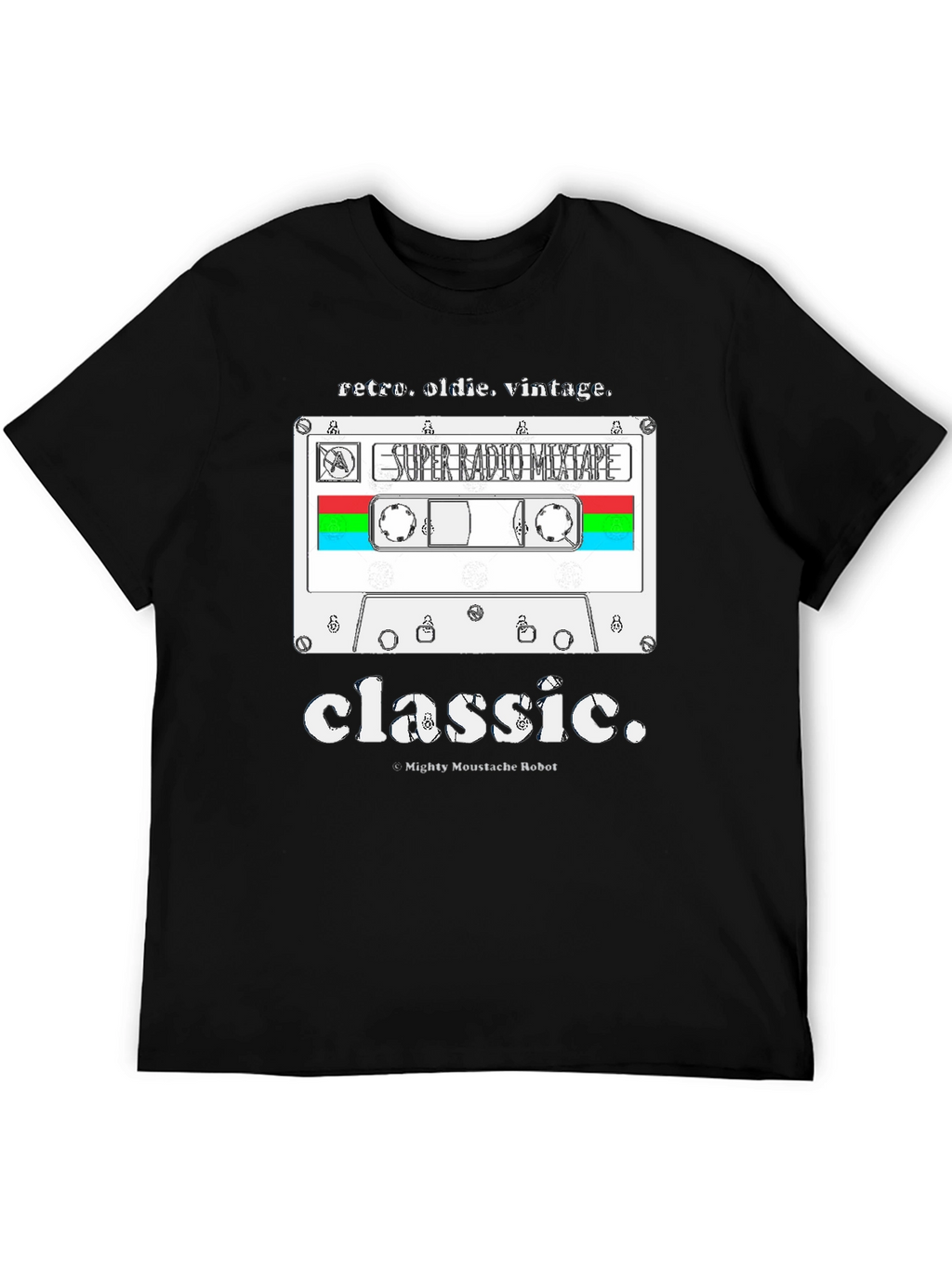 Retro Radio Mixtape T-Shirt - Classic Design