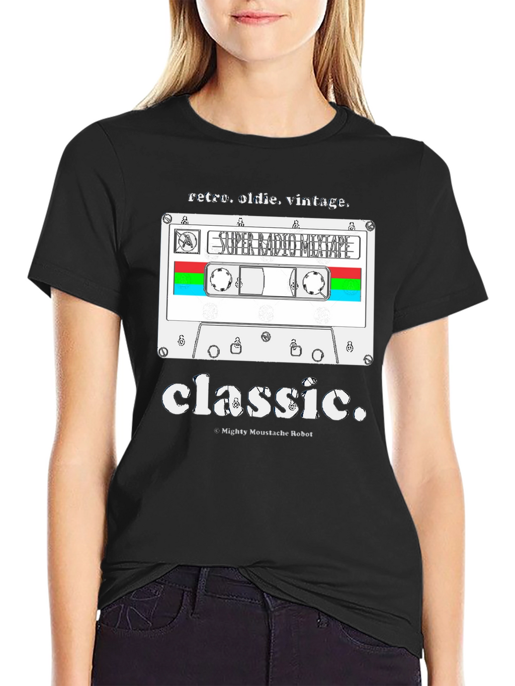 Retro Radio Mixtape T-Shirt - Classic Design