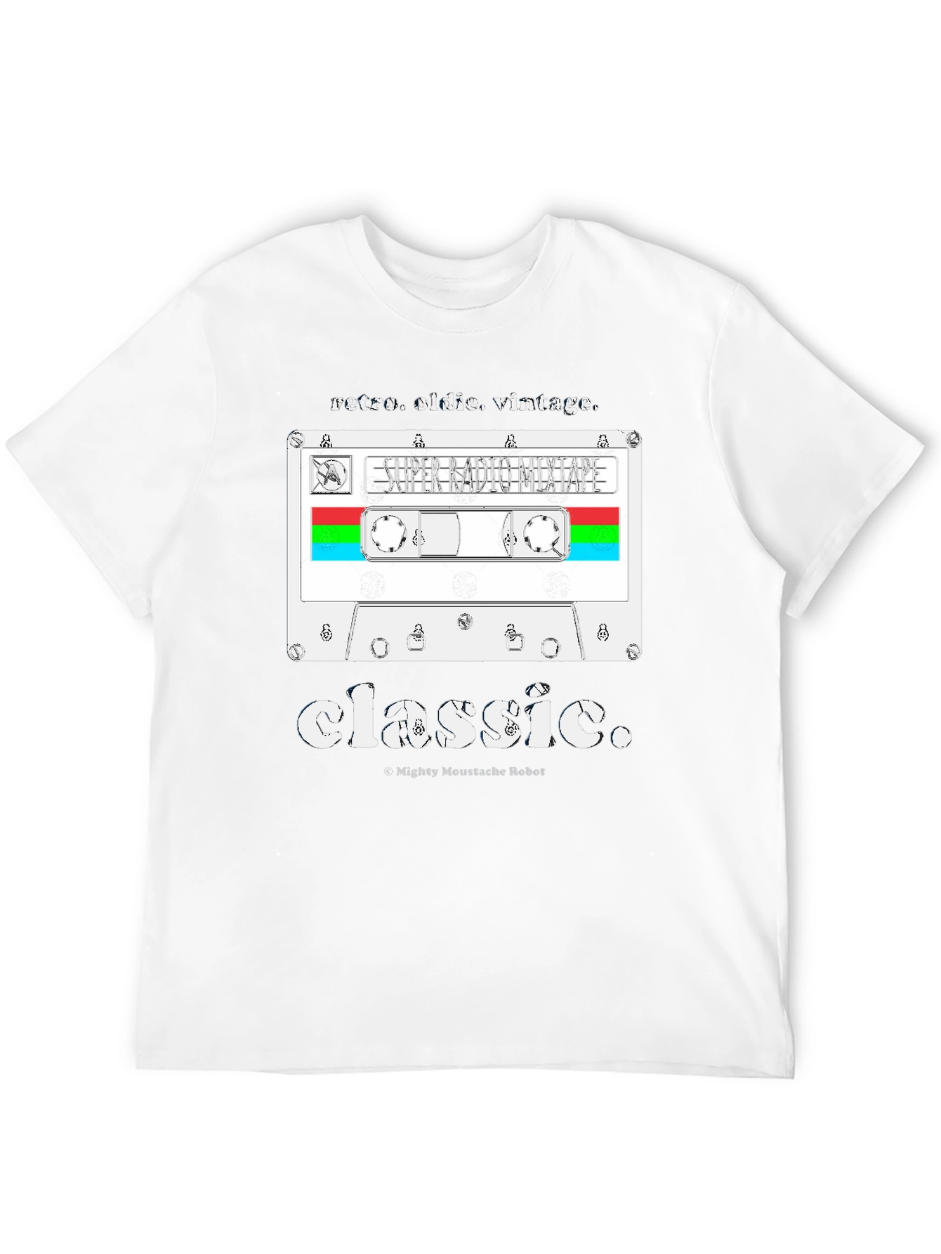 Retro Radio Mixtape T-Shirt - Classic Design