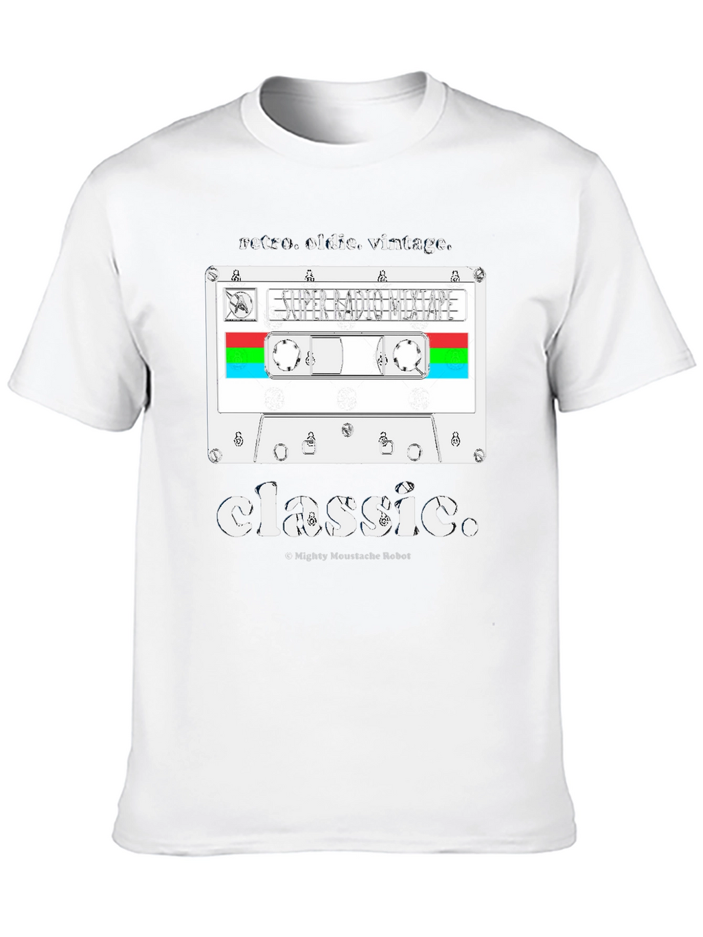Retro Radio Mixtape T-Shirt - Classic Design