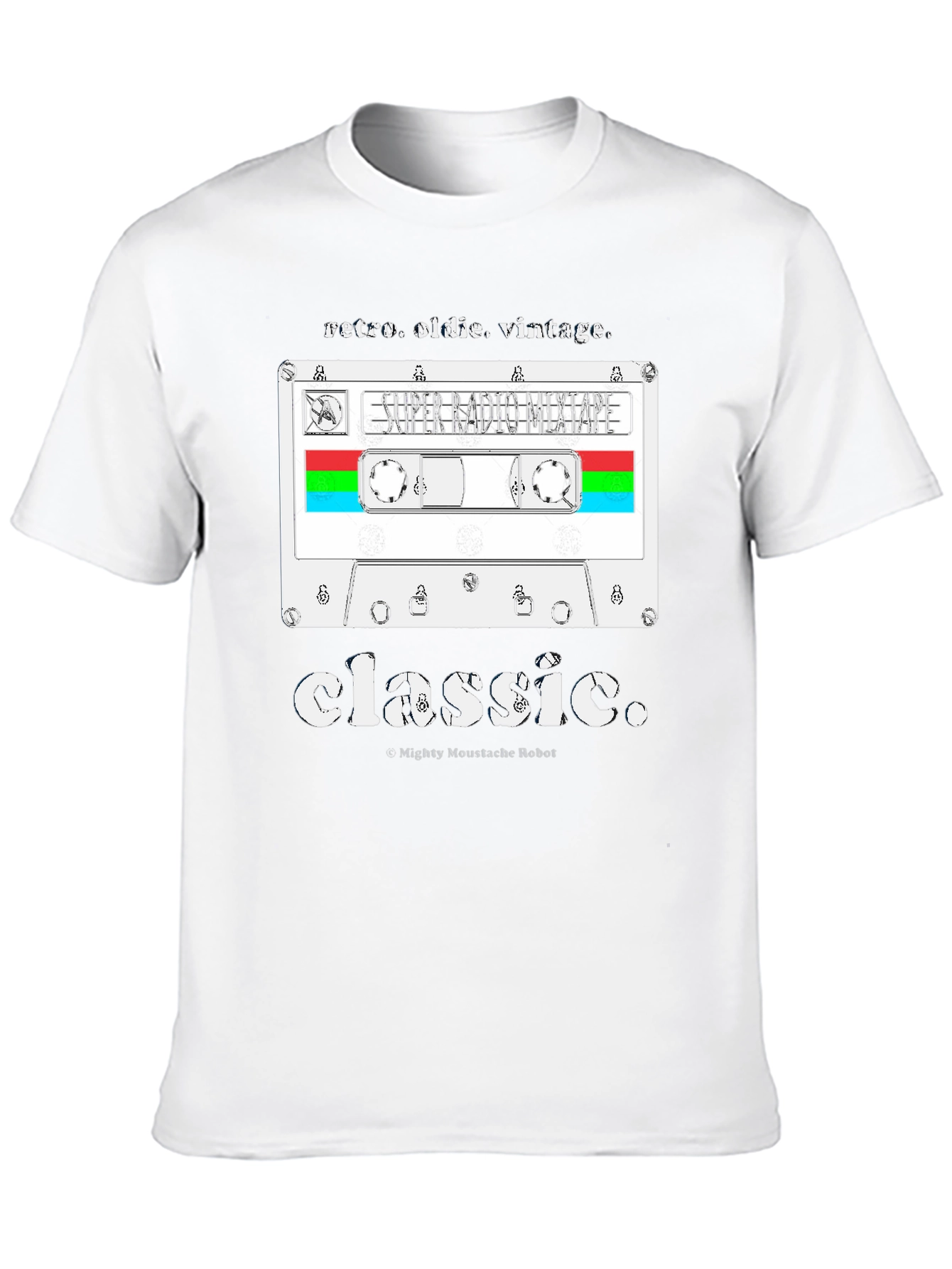 Retro Radio Mixtape T-Shirt - Classic Design