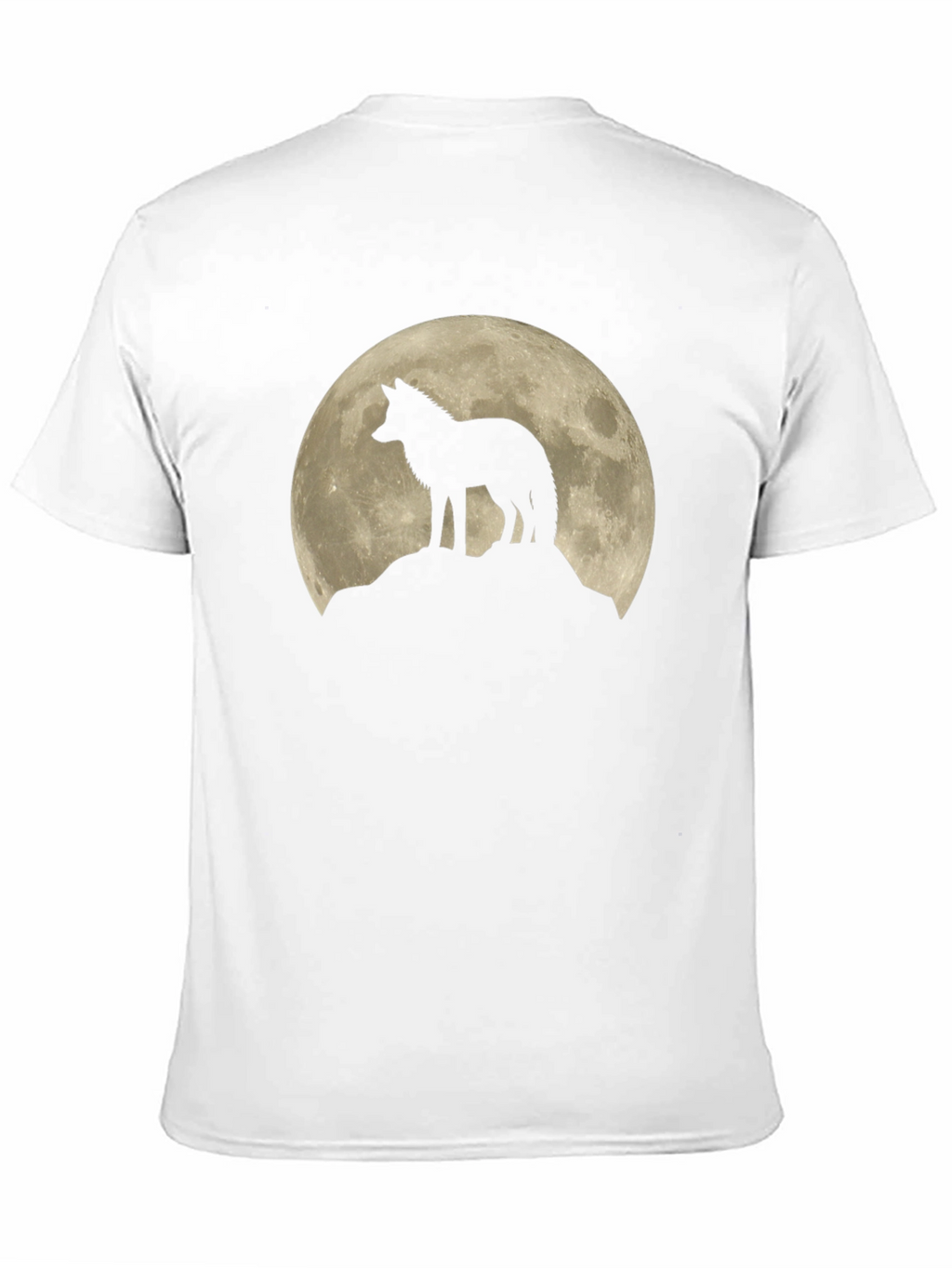 Wolf Moon Black Graphic T-Shirt