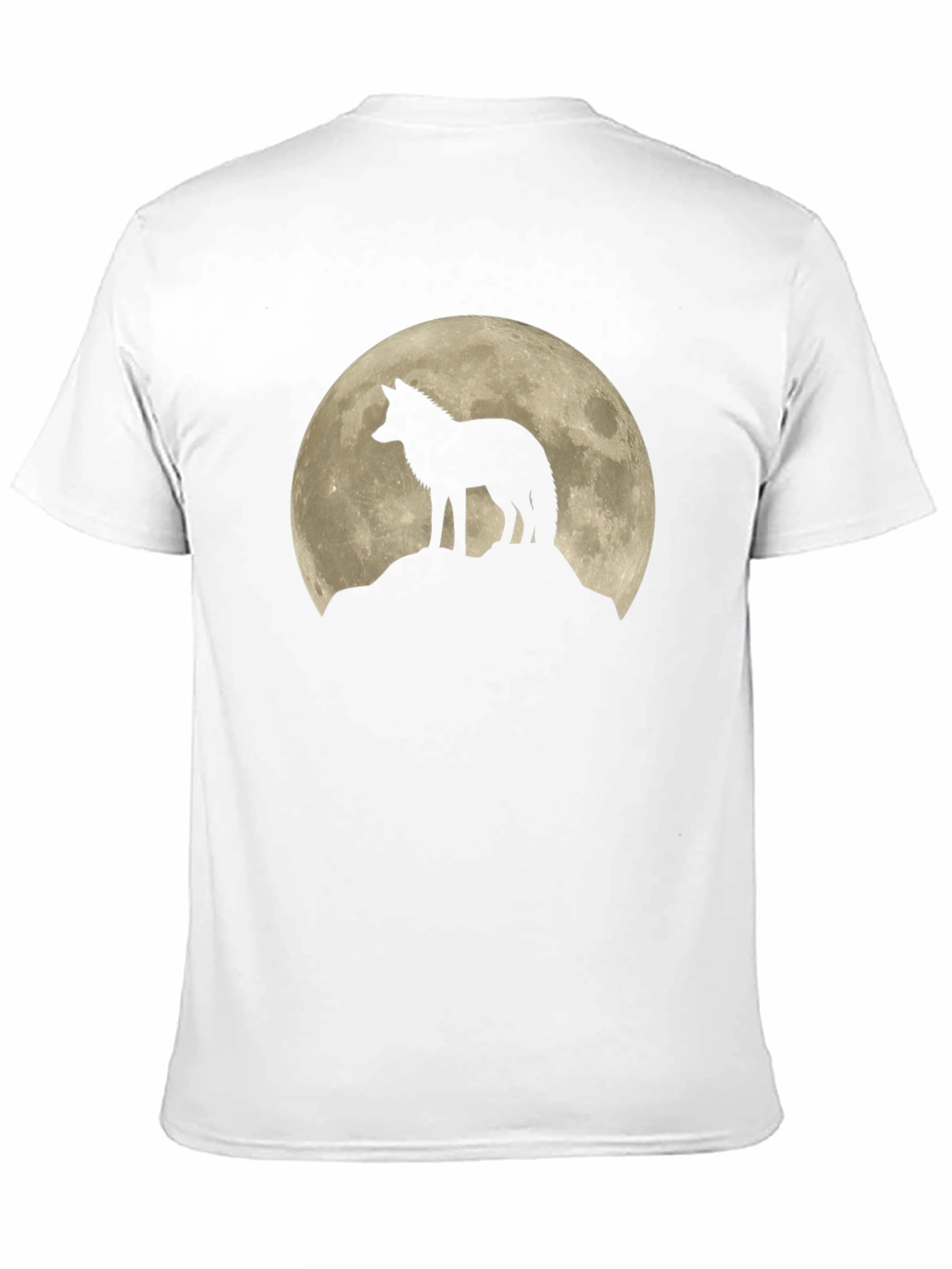 Wolf Moon Black Graphic T-Shirt