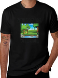 Nature Can Heal Your Soul Black T-Shirt