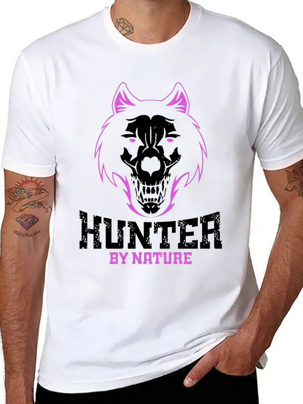 Hunter By Nature Graphic T-Shirt - Black