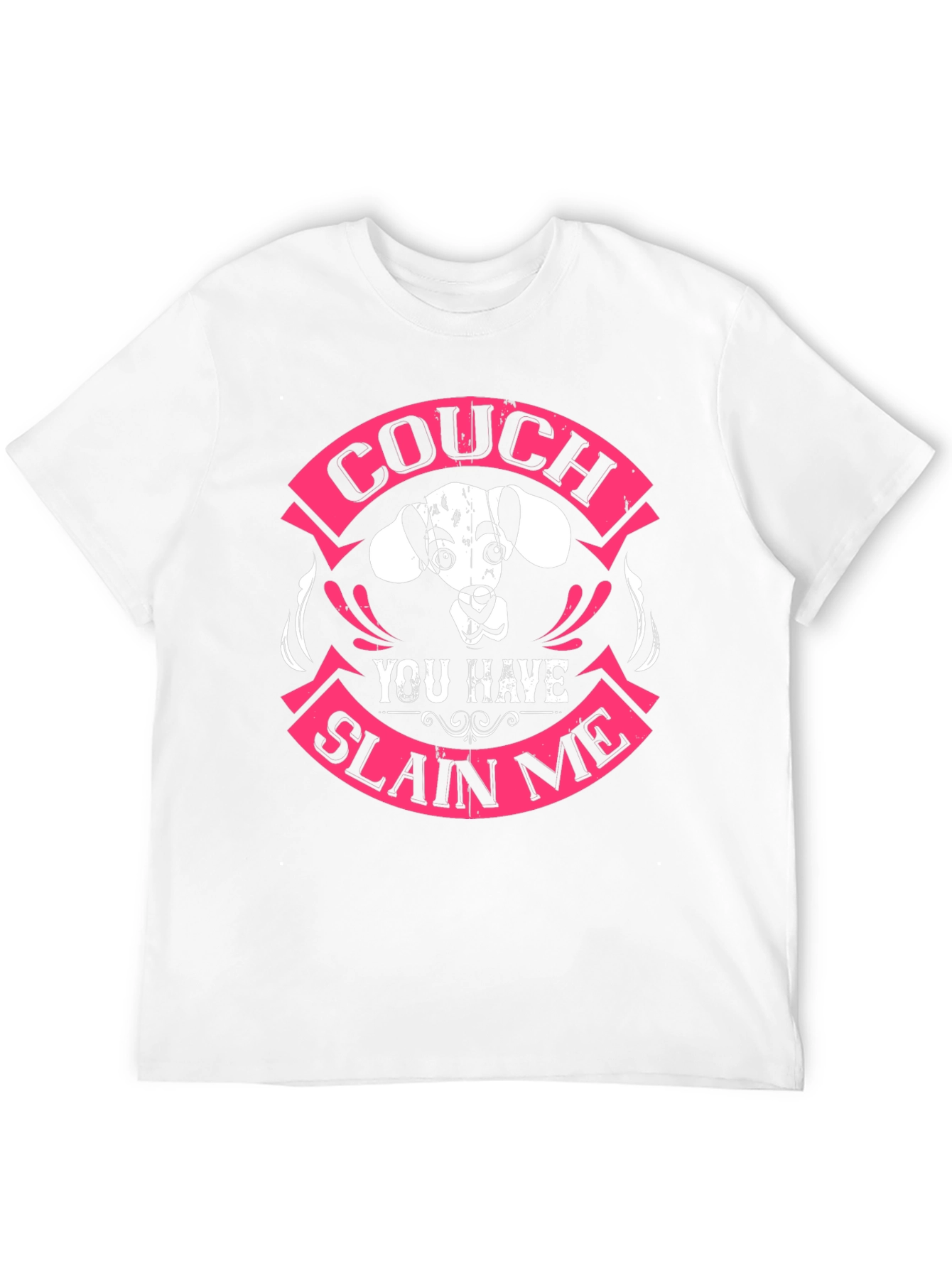 Couch You Have Slain Me Dog Graphic Tee