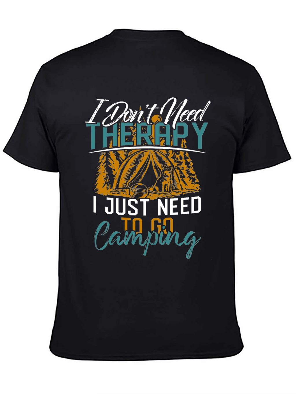 Camping Therapy Graphic Tee