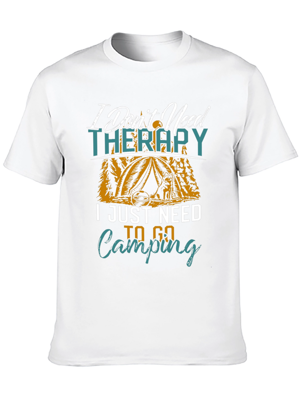 Camping Therapy Graphic Tee