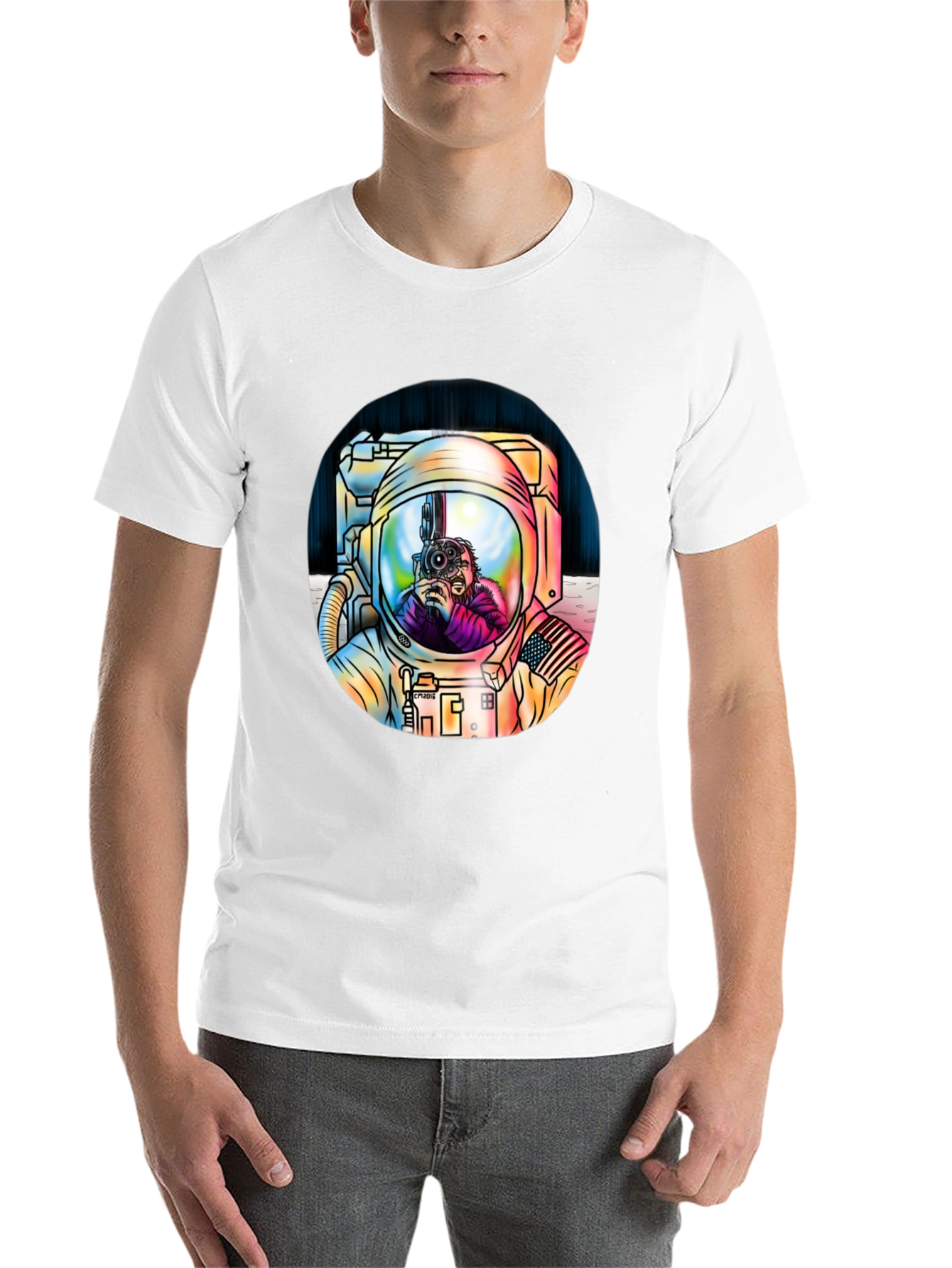 Astronaut Photographer Graphic Tee