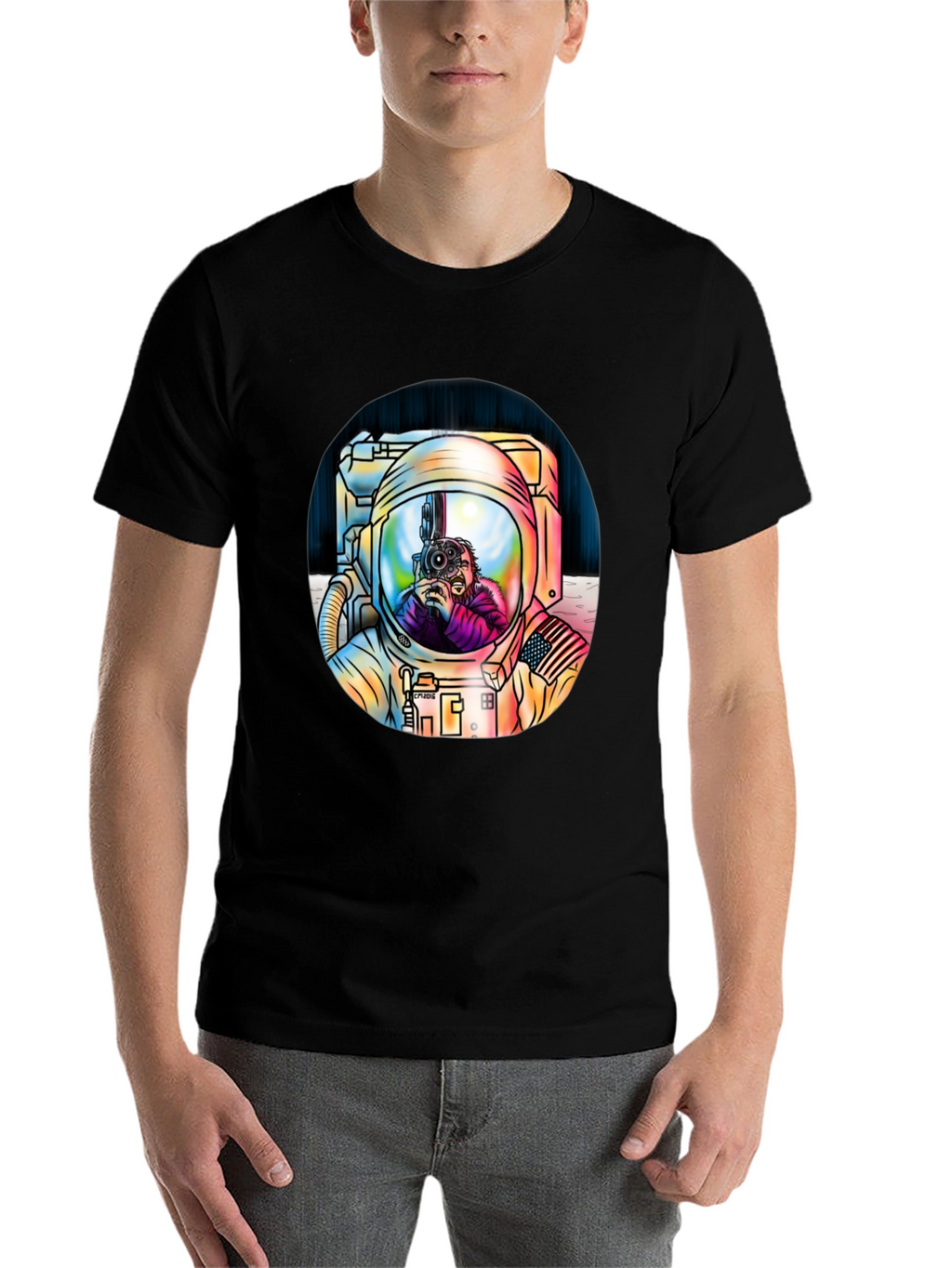 Astronaut Photographer Graphic Tee