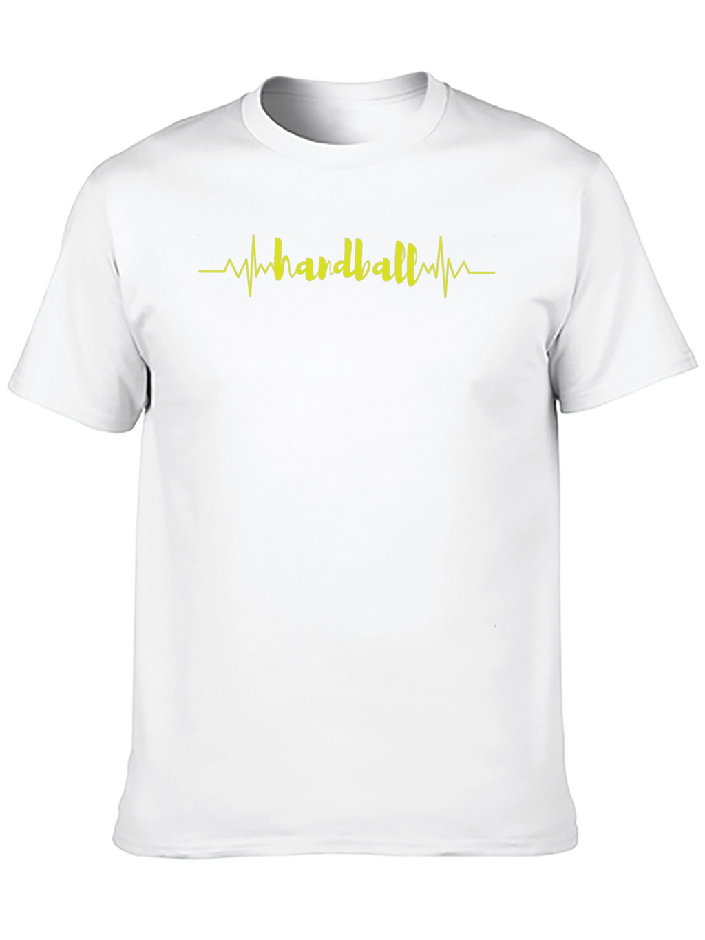 Handball Heartbeat Graphic Tee - Black T-Shirt
