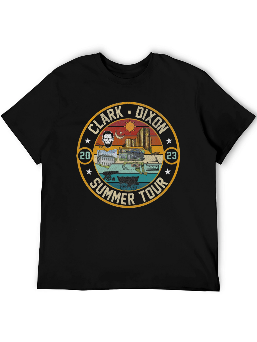 Clark Dixon Summer Tour Graphic T-Shirt