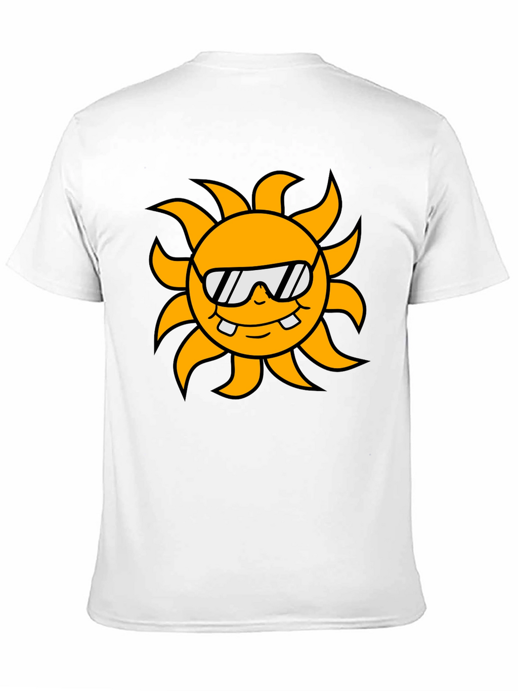 Cool Sun Graphic Black T-Shirt