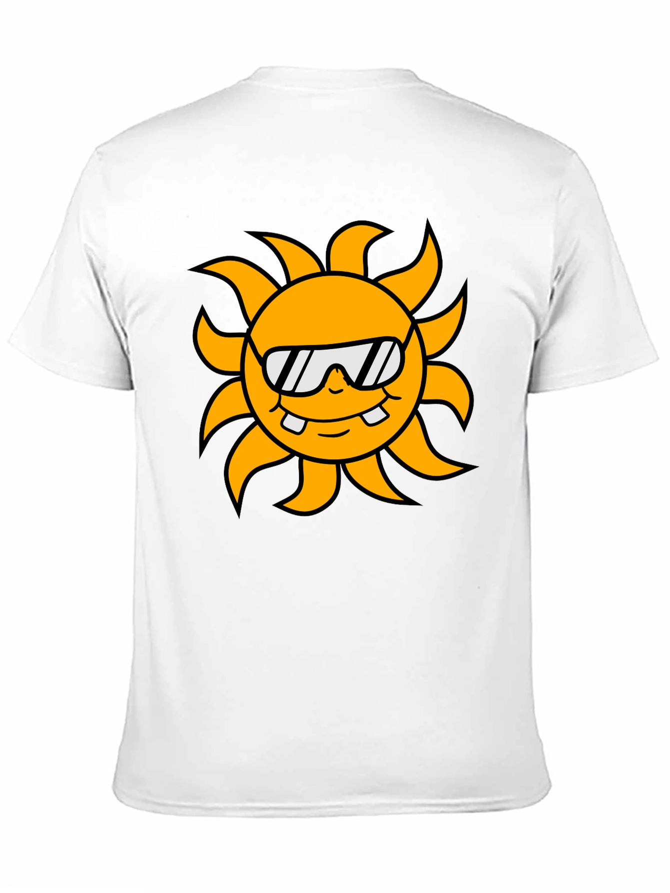 Cool Sun Graphic Black T-Shirt