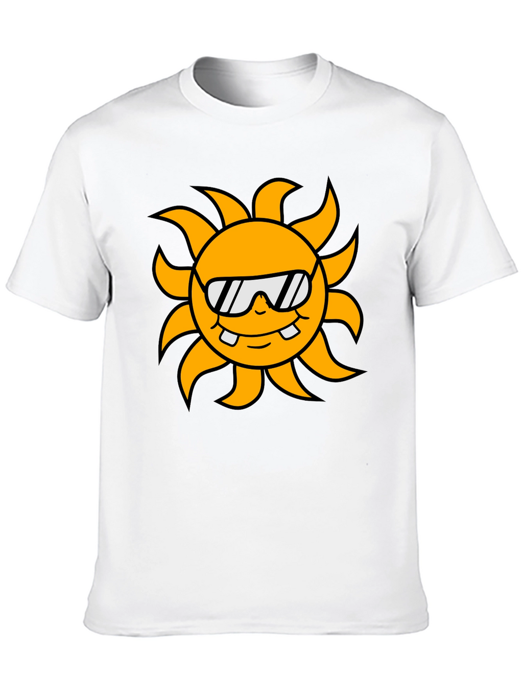 Cool Sun Graphic Black T-Shirt