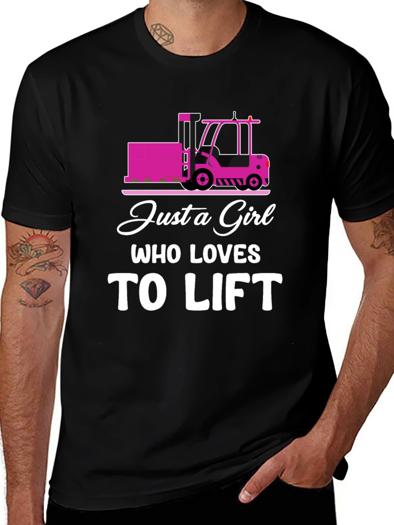 Just a Girl Who Loves to Lift T-Shirt