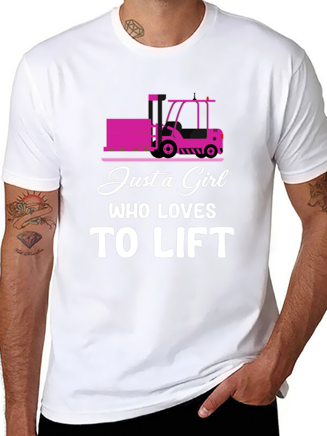 Just a Girl Who Loves to Lift T-Shirt