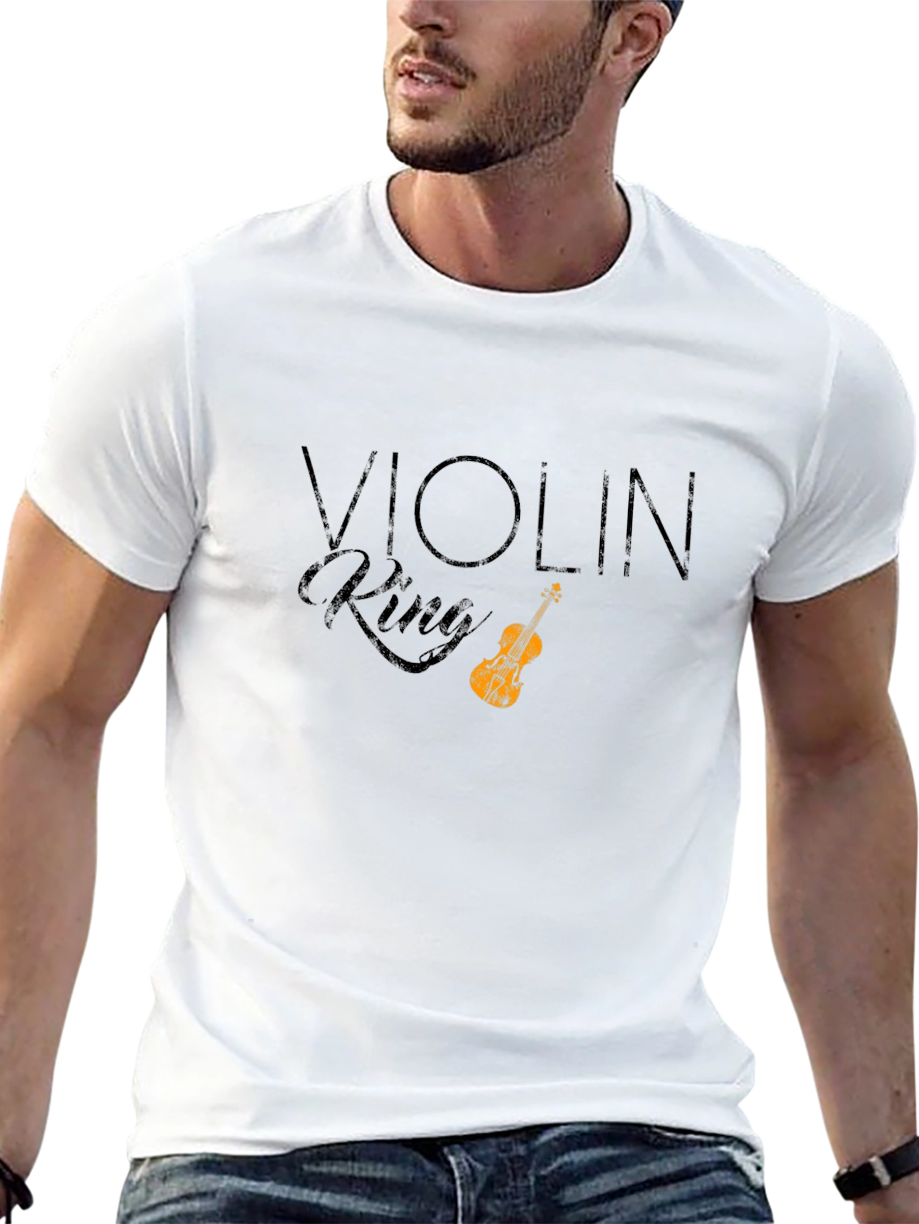 Violin King Graphic T-Shirt - Musicians Tee