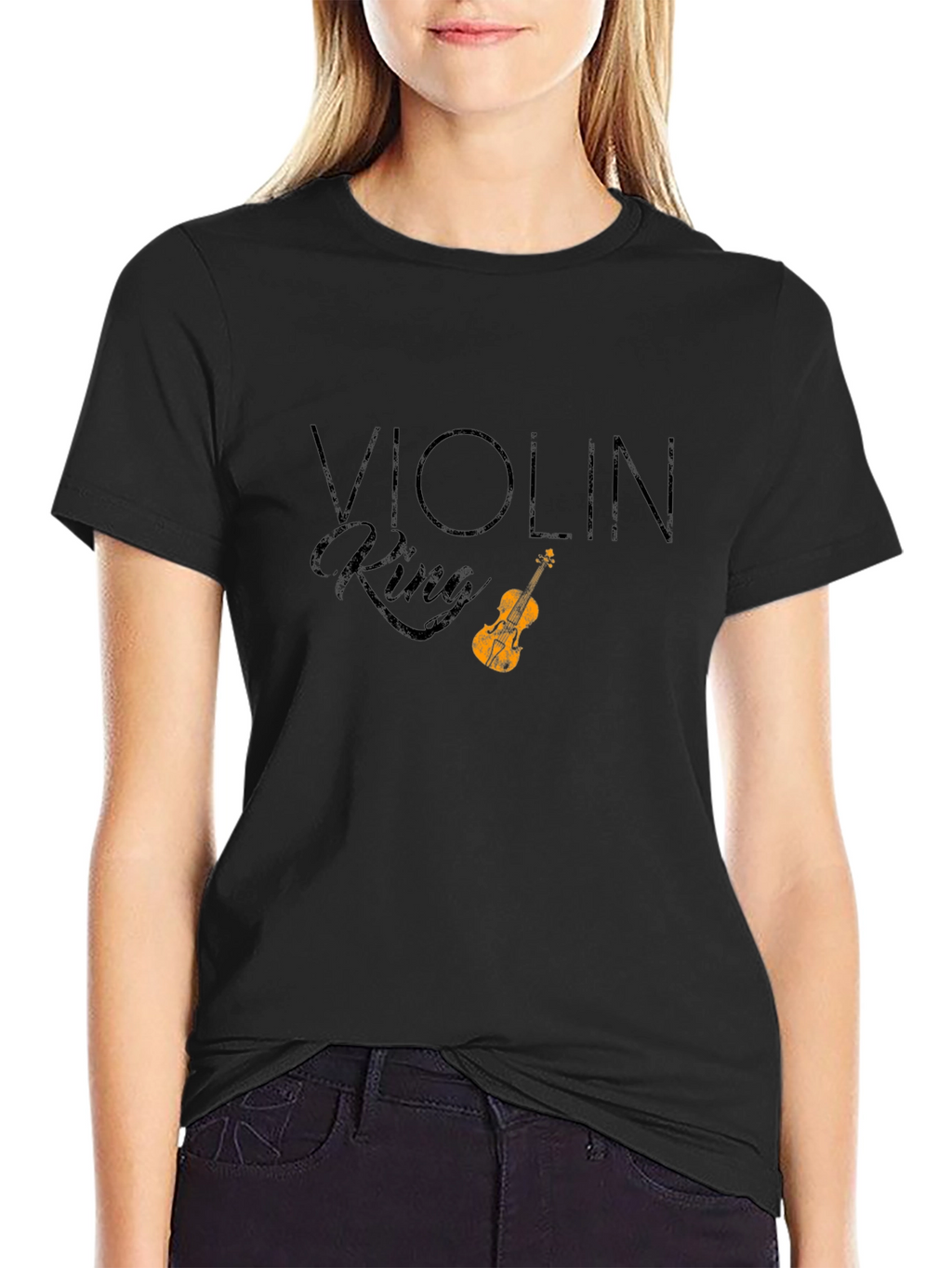 Violin King Graphic T-Shirt - Musicians Tee