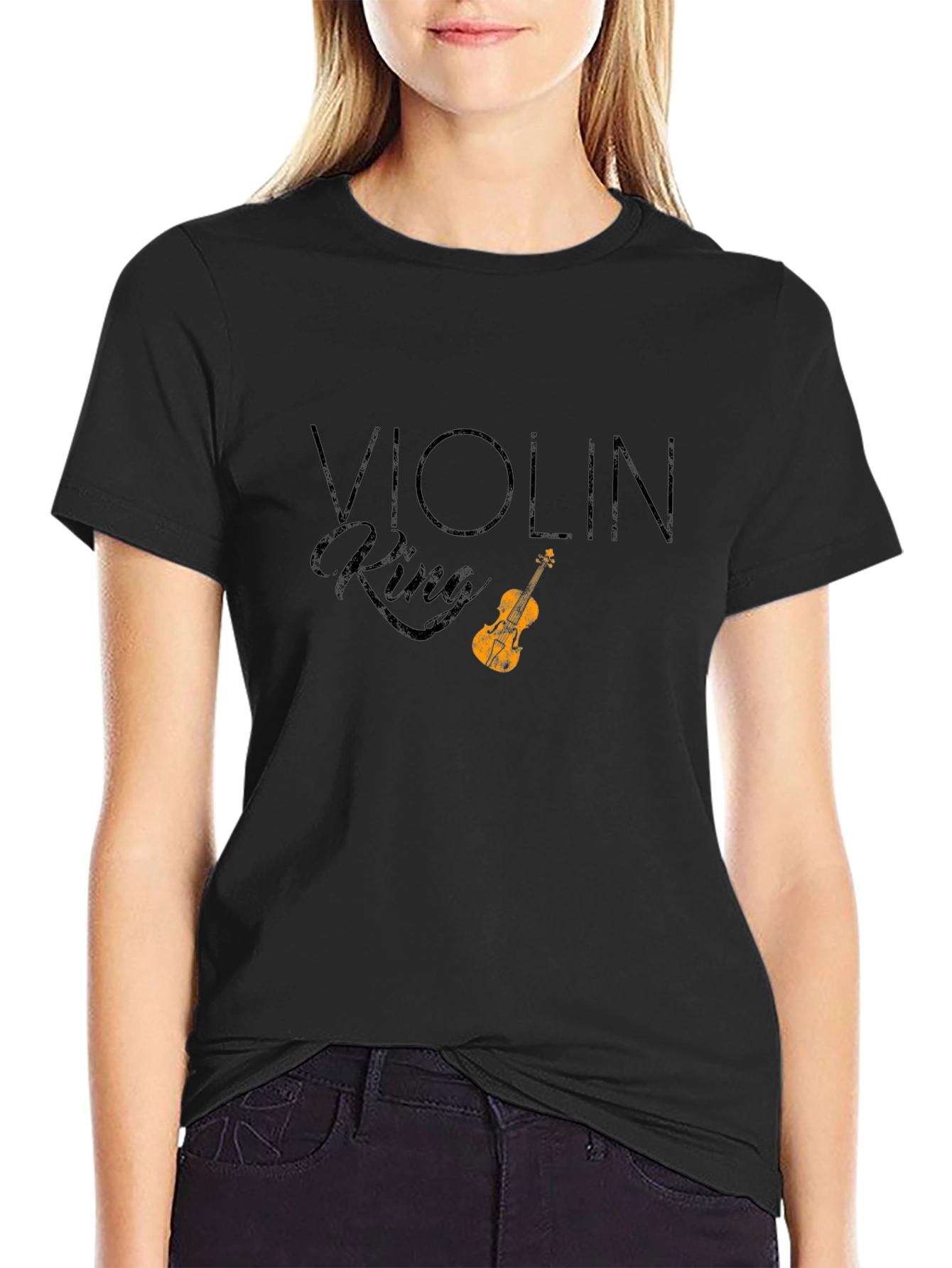 Violin King Graphic T-Shirt - Musicians Tee