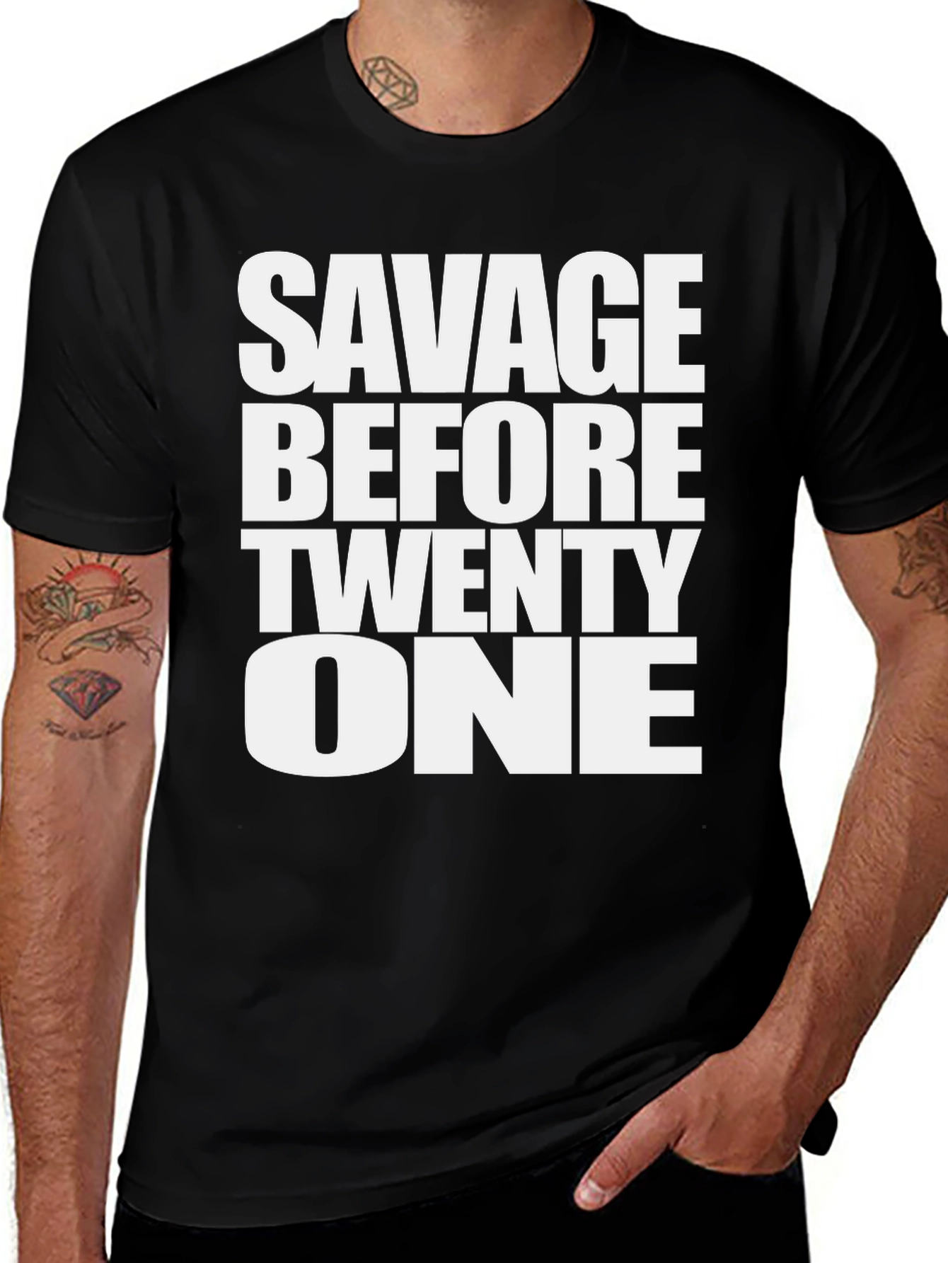 Savage Before Twenty One Graphic Tee
