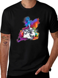 Retro Camera Graphic T-Shirt - Artsy Design