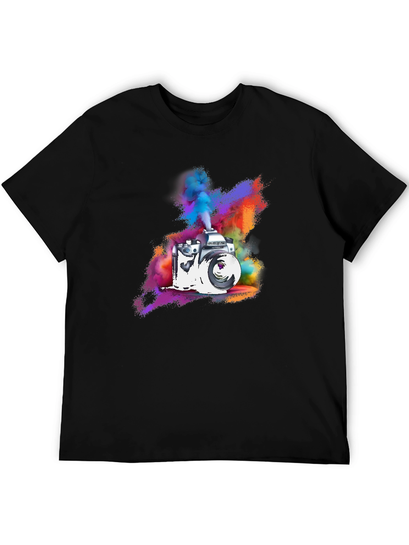 Retro Camera Graphic T-Shirt - Artsy Design