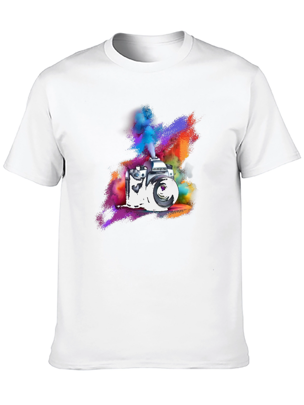 Retro Camera Graphic T-Shirt - Artsy Design