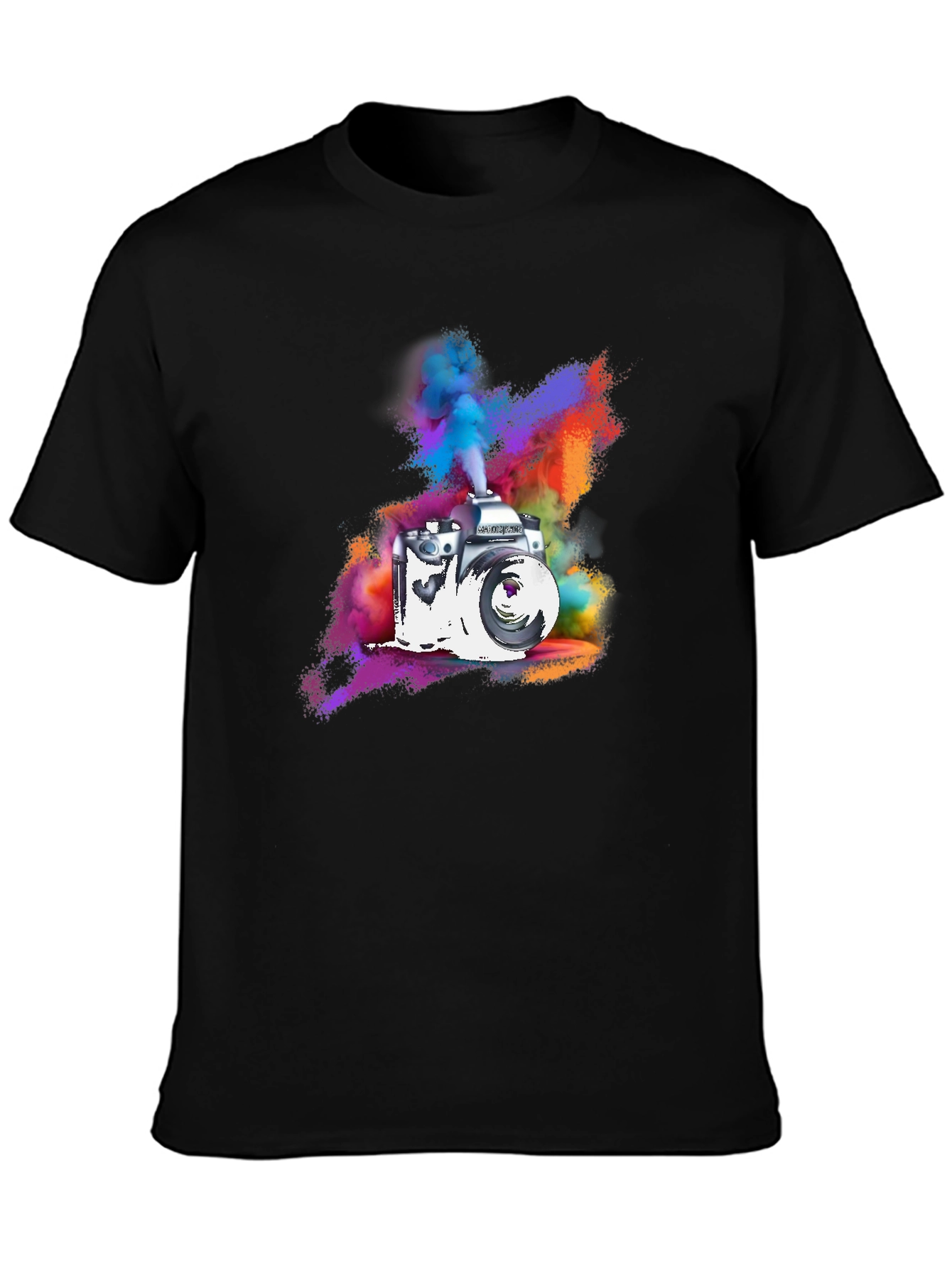 Retro Camera Graphic T-Shirt - Artsy Design
