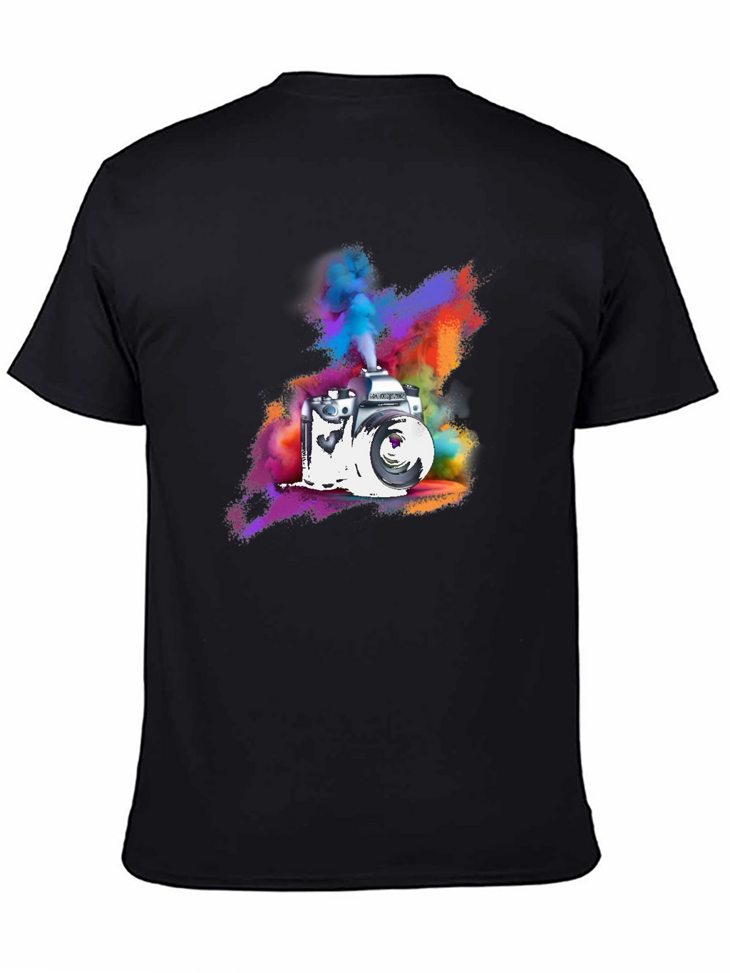 Retro Camera Graphic T-Shirt - Artsy Design