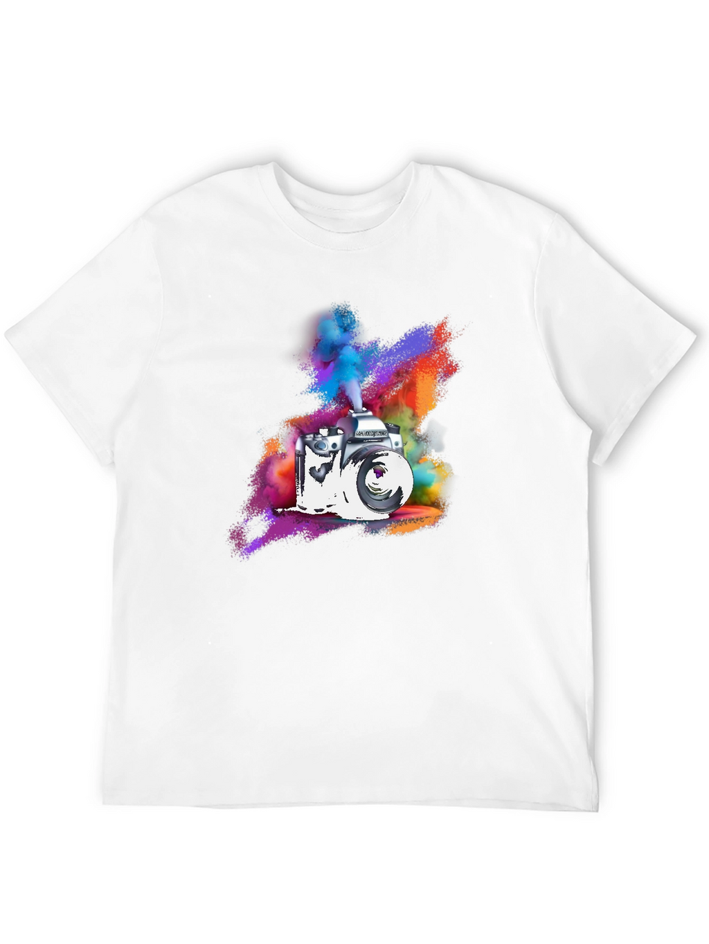 Retro Camera Graphic T-Shirt - Artsy Design