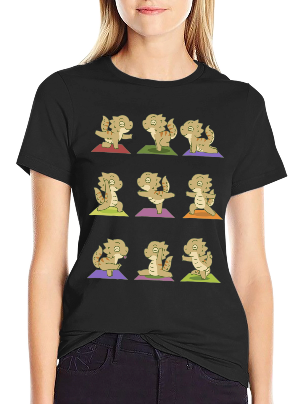 Yoga Bearded Dragon T-Shirt - Relax & Meditate!