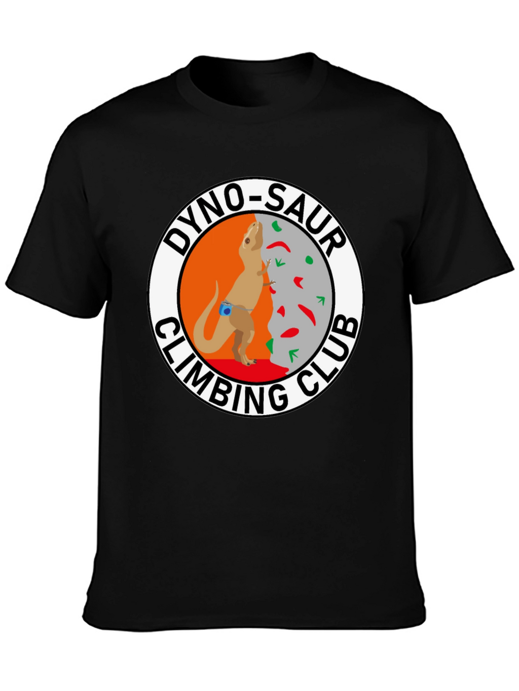 Dino-Saur Climbing Club Black T-Shirt
