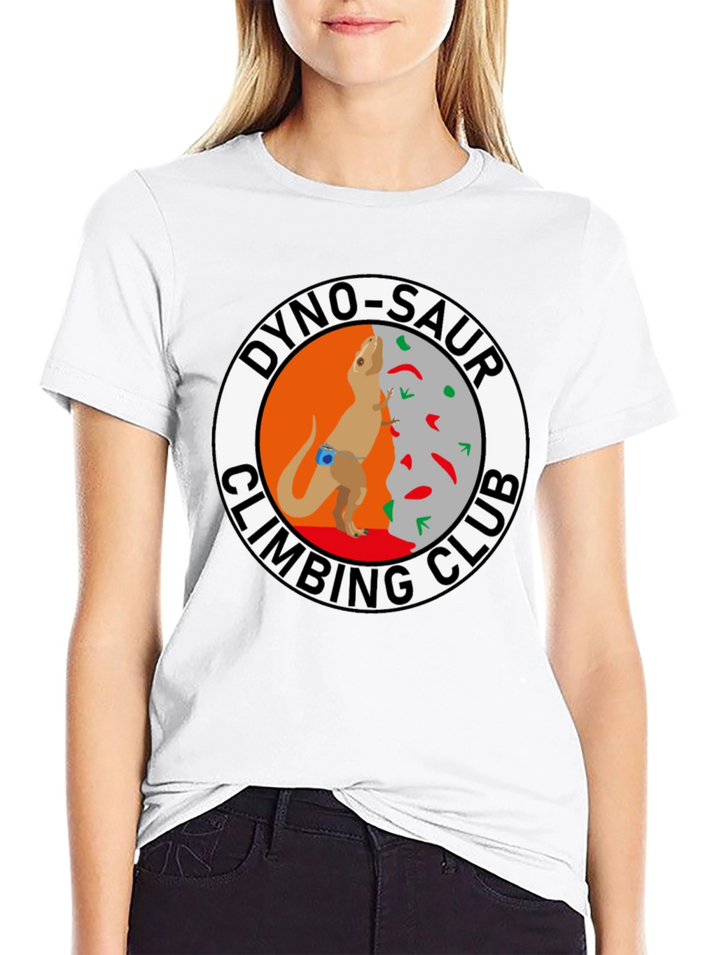 Dino-Saur Climbing Club Black T-Shirt