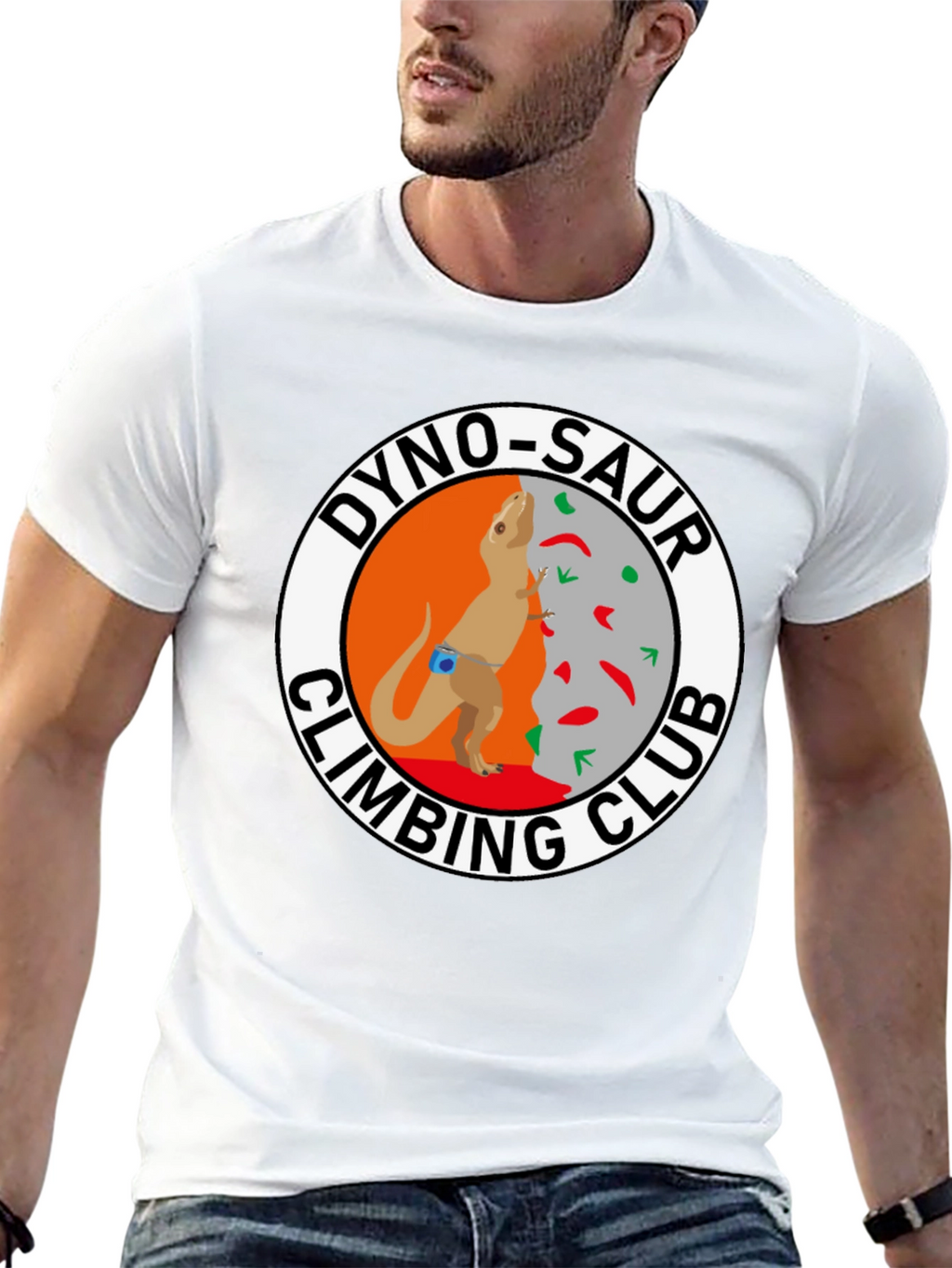 Dino-Saur Climbing Club Black T-Shirt