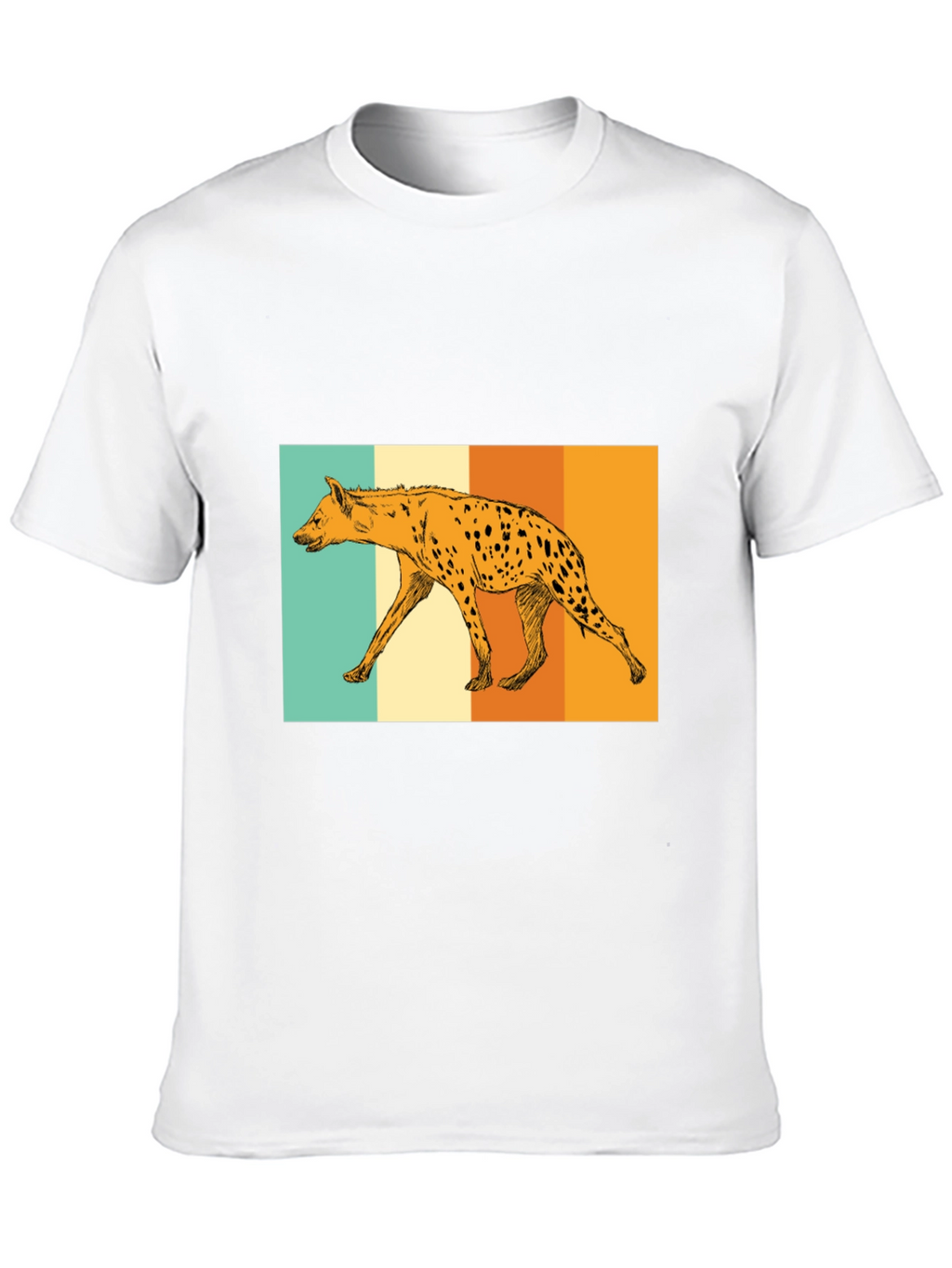 Hyena Retro Graphic Tee - Black