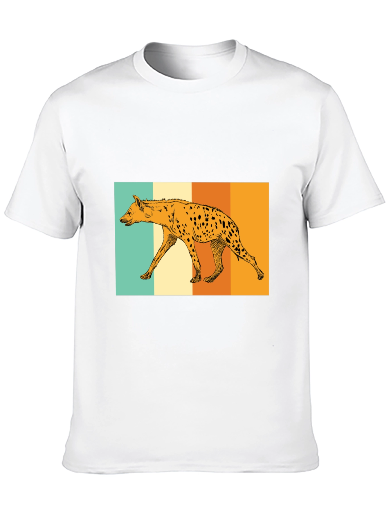 Hyena Retro Graphic Tee - Black