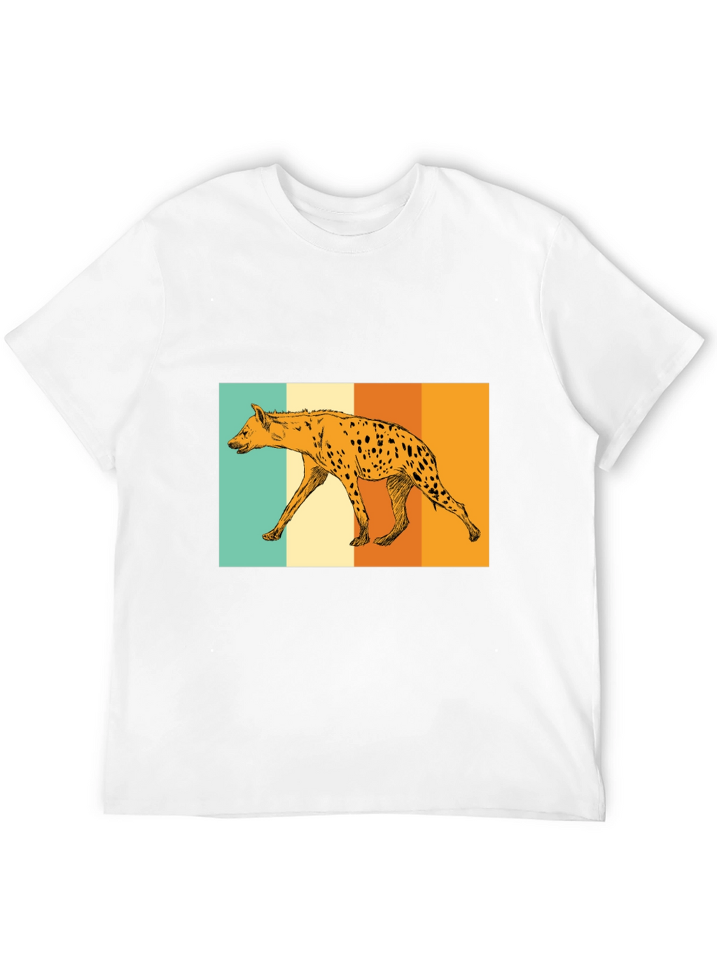 Hyena Retro Graphic Tee - Black