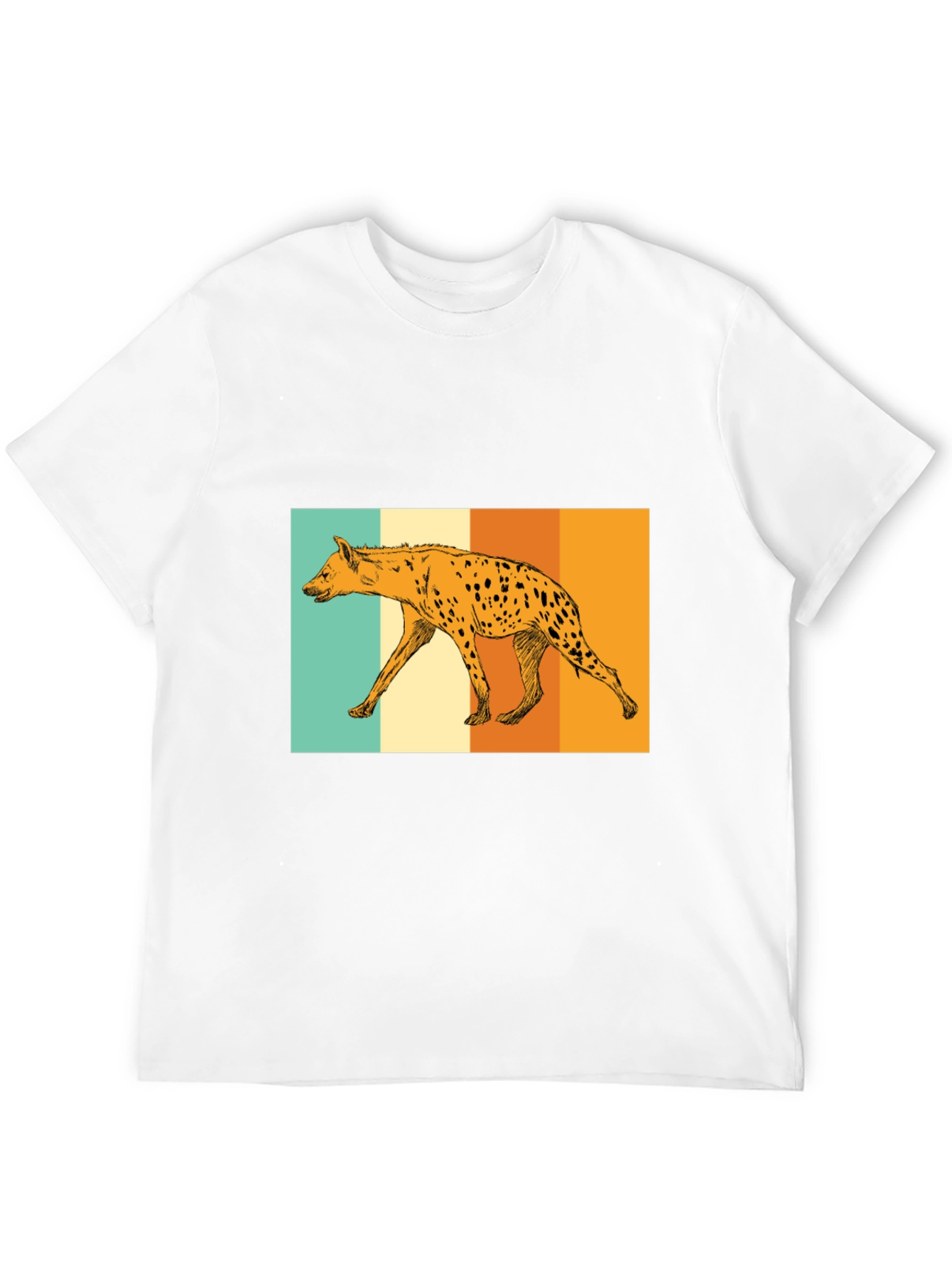 Hyena Retro Graphic Tee - Black