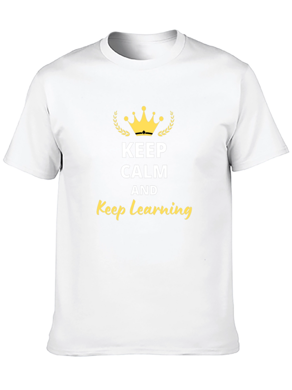 Keep Calm & Keep Learning Black T-Shirt