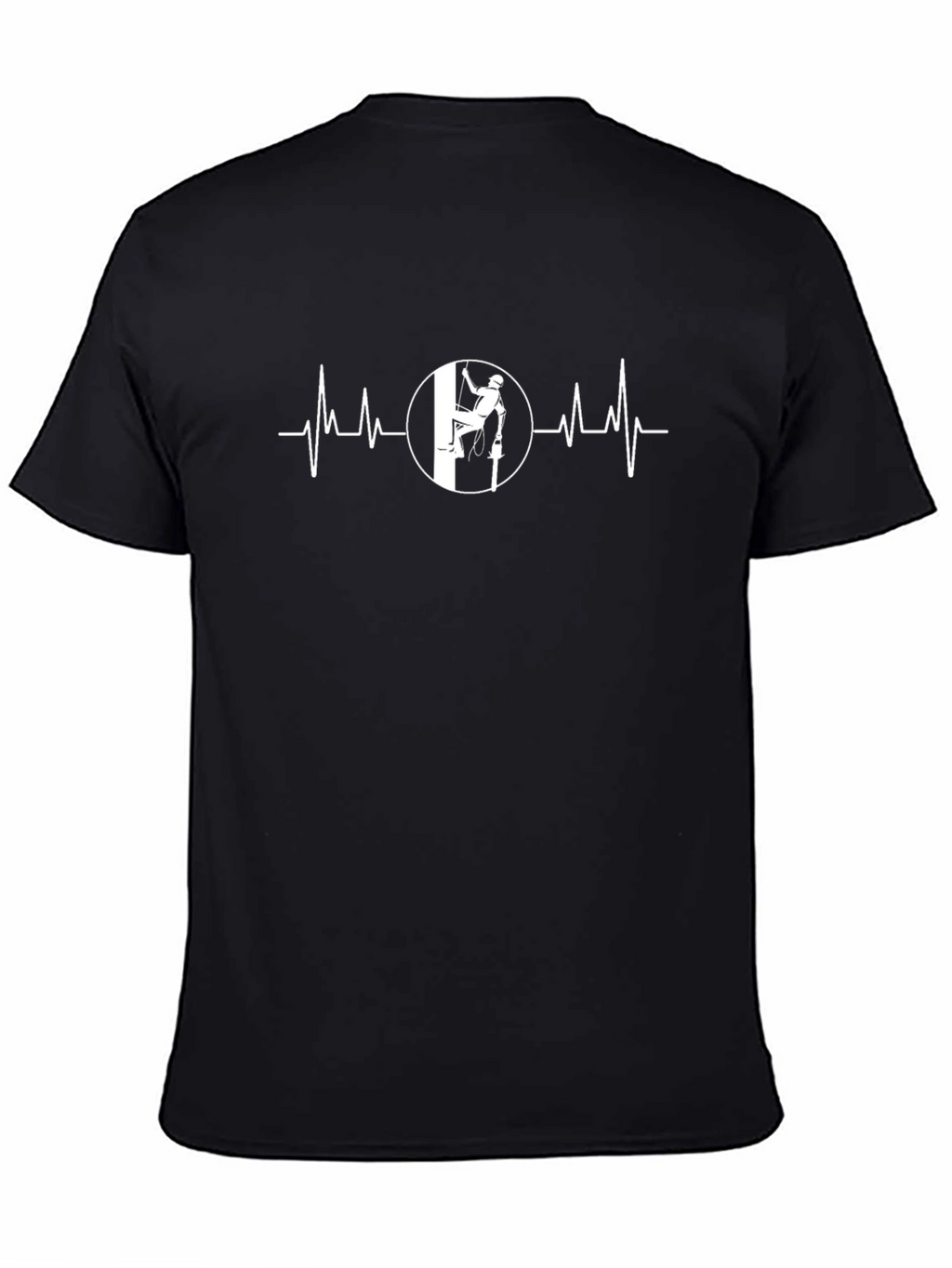 Arborist Heartbeat T-Shirt - Tree Climber
